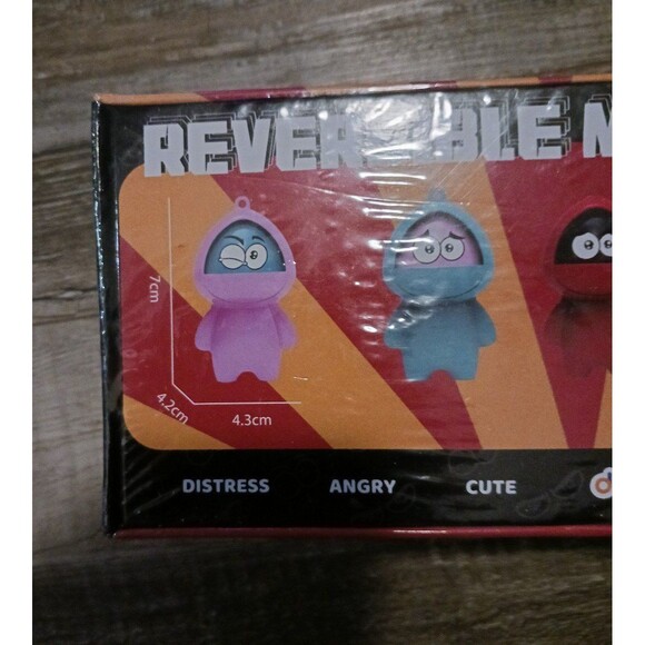 Reversible Masker Man Stress Releif Fidgit Figures - Picture 5 of 12